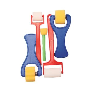 Pinsel-Set Schaumstoff 5-teilig für Kinder