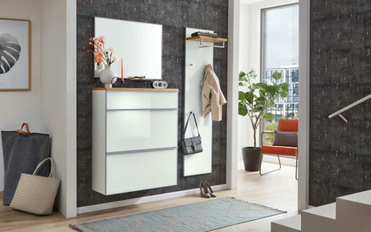 Bild 2 von Voss Möbel - Garderobenpaneel 232 Vortina, weiß