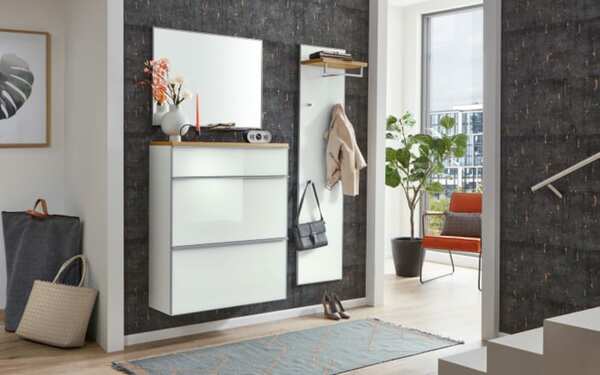 Bild 2 von Voss Möbel - Garderobenpaneel 232 Vortina, weiß