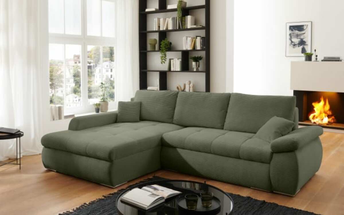 Bild 4 von Iwaniccy - Wohnlandschaft Rebel, grün, inkl. Funktionen