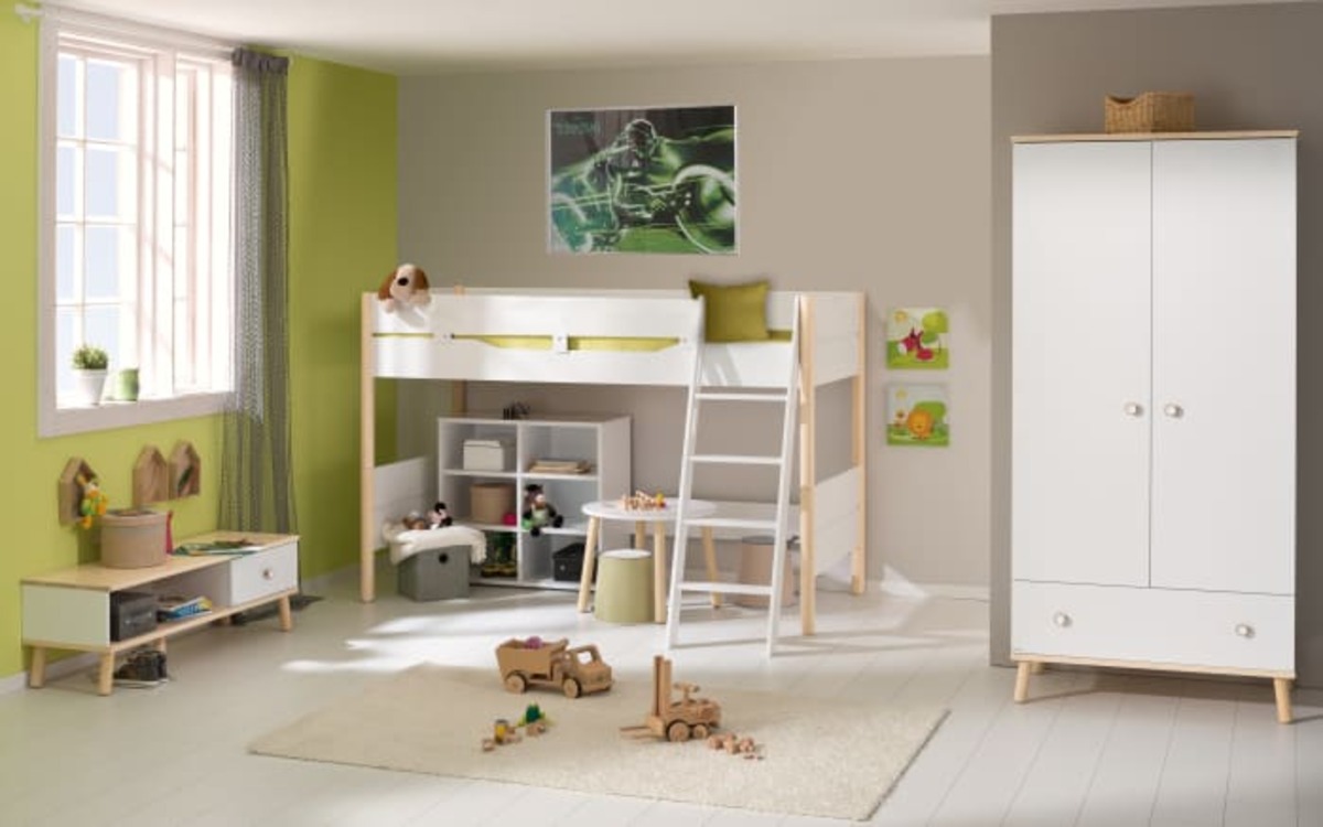 Bild 1 von Paidi - Spielbett Ylvie, kreideweiß/Birke