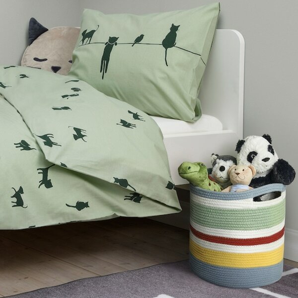 Bild 3 von STRANDSKATA  Beutel, geflochten/bunt 30 cm