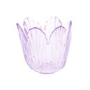 Bild 1 von Teelichthalter Tulpe aus Glas lila