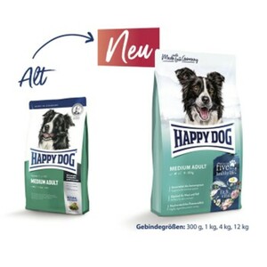 HAPPY DOG fit & vital Medium Adult 12 kg