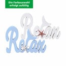 Bild 1 von Deko-Aufsteller "Relax" mit Seestern weiß/blau (Farbauswahl erfolgt zufällig)