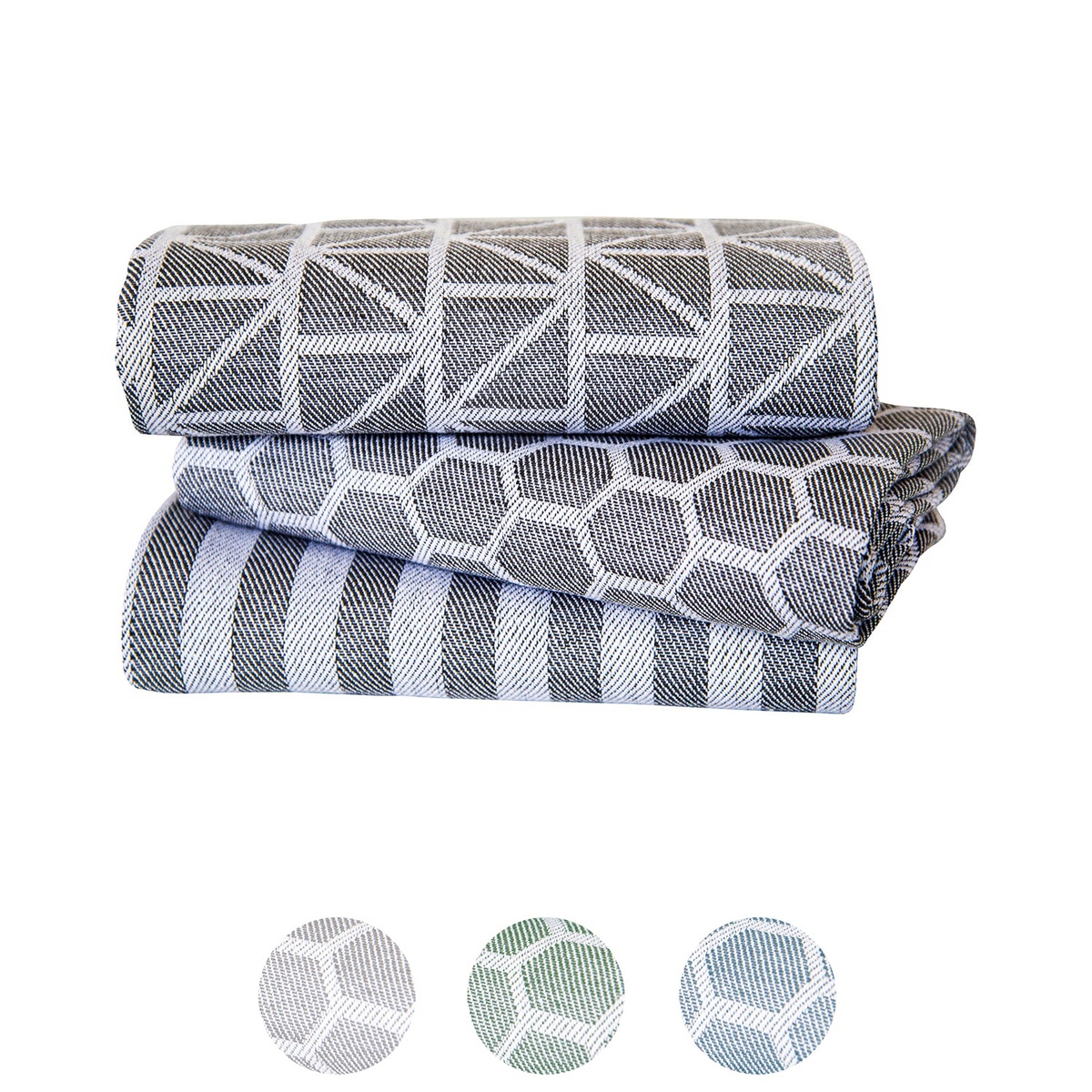 Bild 1 von CROFTON Jacquard-Geschirrtücher, 3er-Set