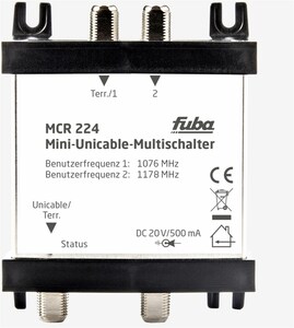 Fuba MCR 224 Unicable-Multischalter