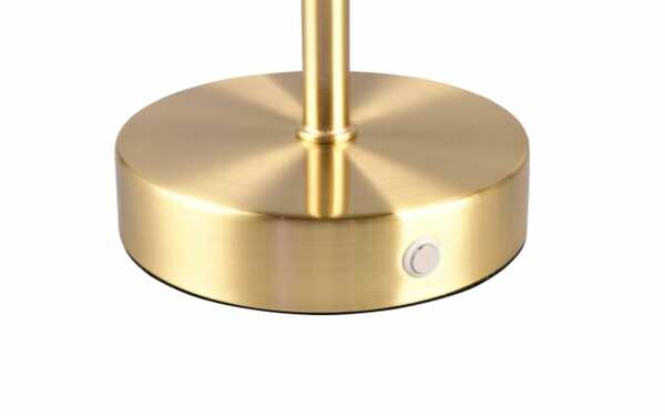 Bild 4 von LED- Akkutischleuchte Jeff, messing matt, 30 cm