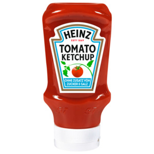 Heinz Tomato Ketchup ohne Zusatz von Zucker und Salz 400ml