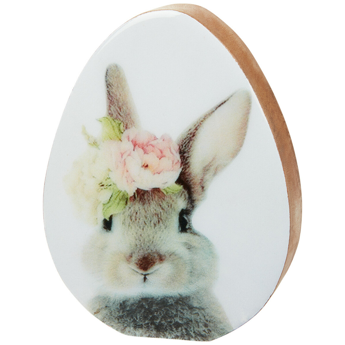 Bild 1 von Deko-Aufsteller mit Hasen-Motiv WEISS / BRAUN