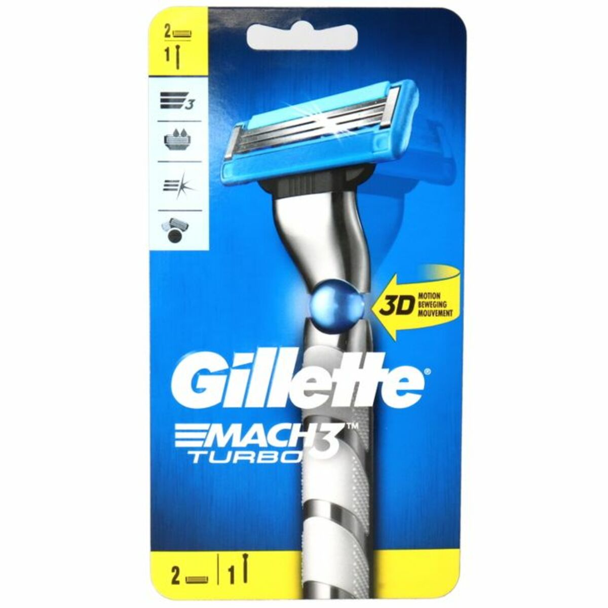 Bild 1 von Gillette Rasierer Mach3 Turbo