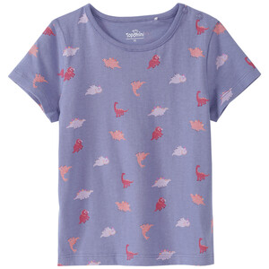 Baby T-Shirt mit Dino allover LILA