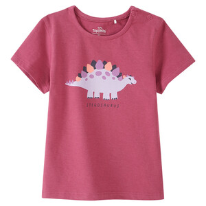 Baby T-Shirt mit Dino-Motiv BEERE
