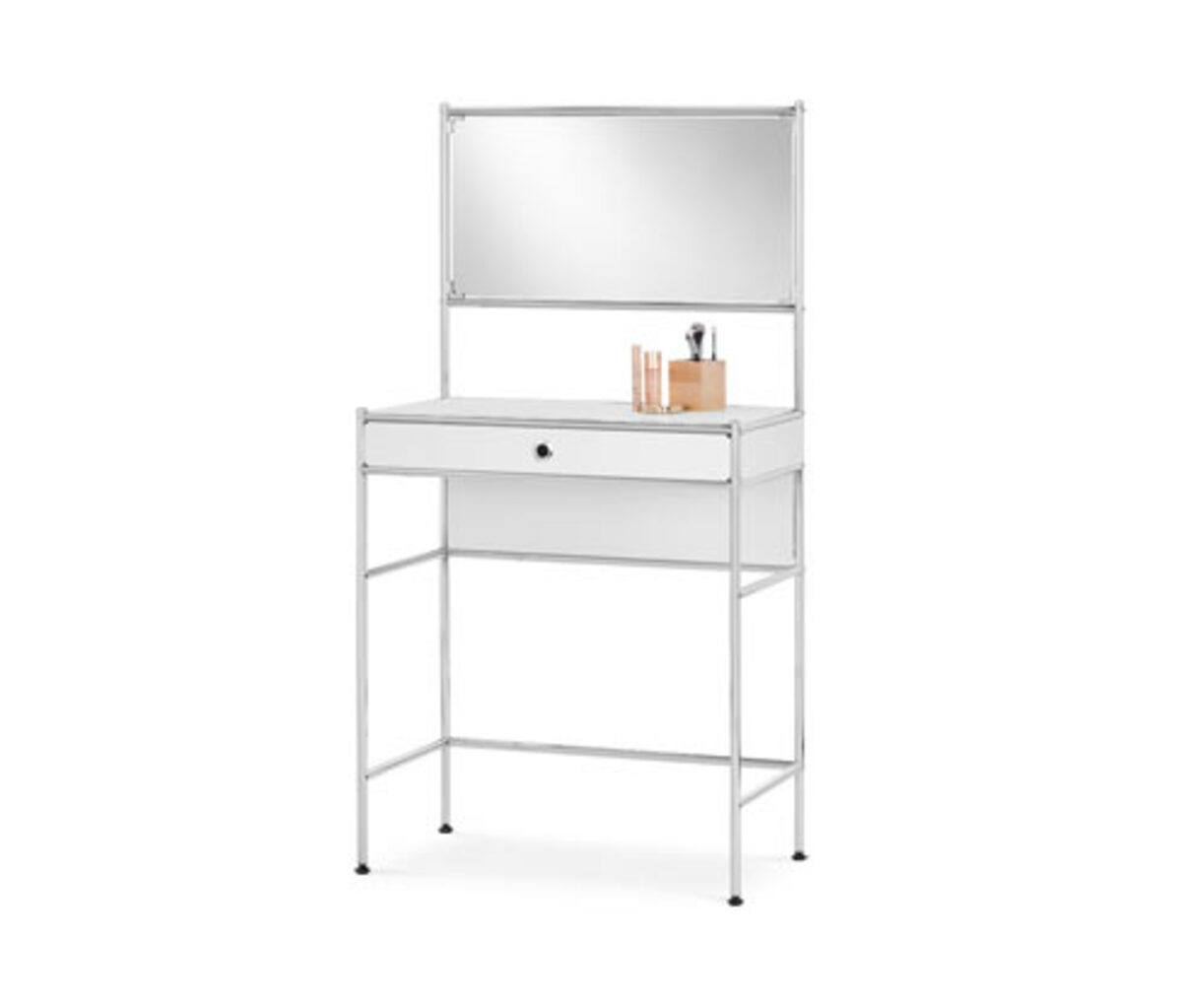 Bild 1 von Schminktisch Metall »CN3« mit großer Spiegelfläche und Schublade