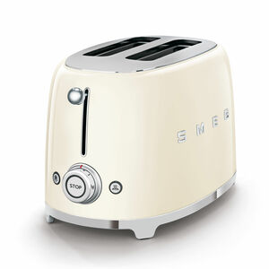 SMEG 2-Schlitz-Toaster Kompakt Creme