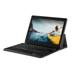 MEDION MD 61763 Tablet Tastatur Dock, microUSB-Anschluss, inkl. Schutzhülle, für E1060X, E1070X, E1071X