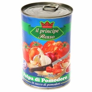 Il Principe Rosso Stückige Tomaten mit Knoblauch und Zwiebeln
