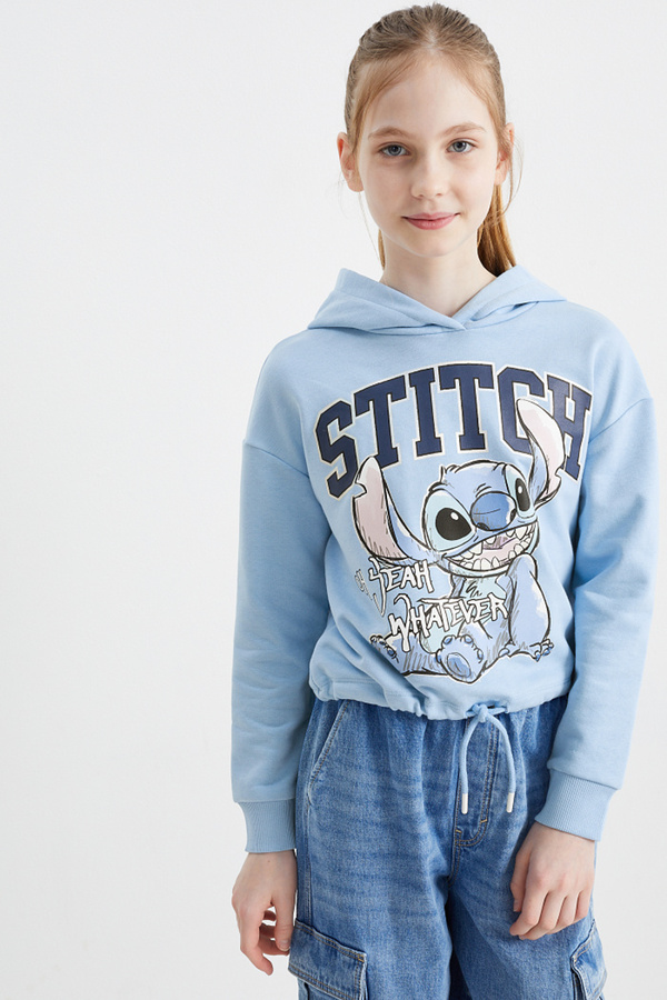 Bild 1 von C&A Lilo & Stitch-Hoodie, Blau, Größe: 128