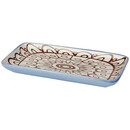 Bild 1 von Kleine Servierplatte mit Muster HELLBLAU / WEISS / BRAUN