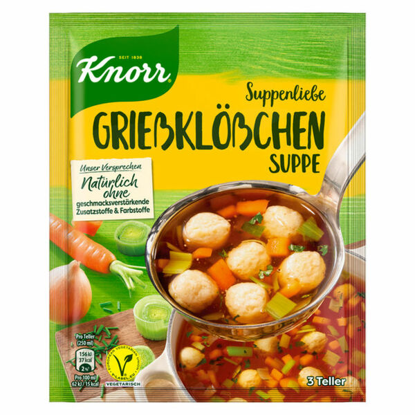 Bild 1 von Knorr 3 x Grießklößchen Suppe