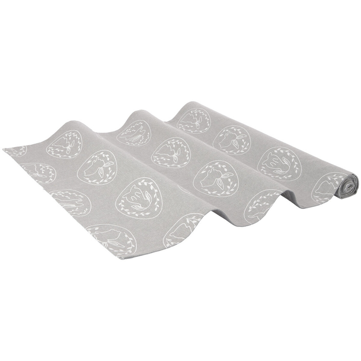 Bild 1 von Tischläufer mit Oster-Print GRAU