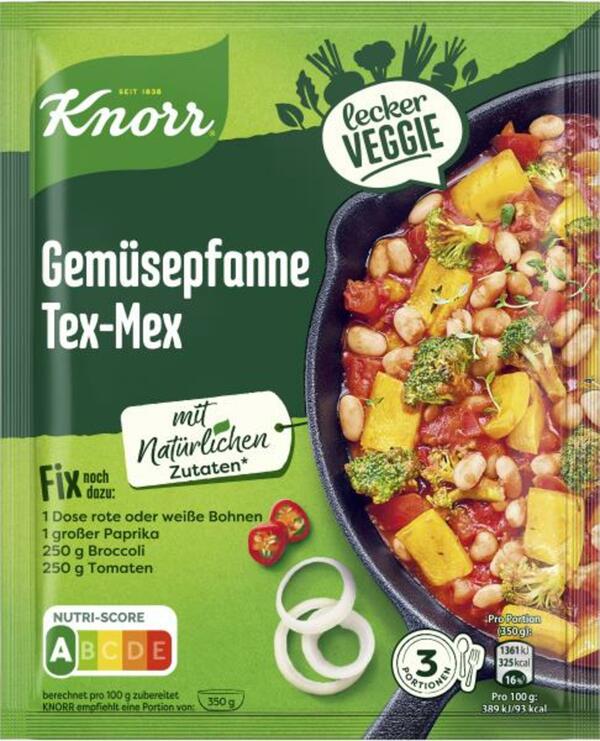 Bild 1 von Knorr Fix Veggie Gemüsepfanne Tex-Mex