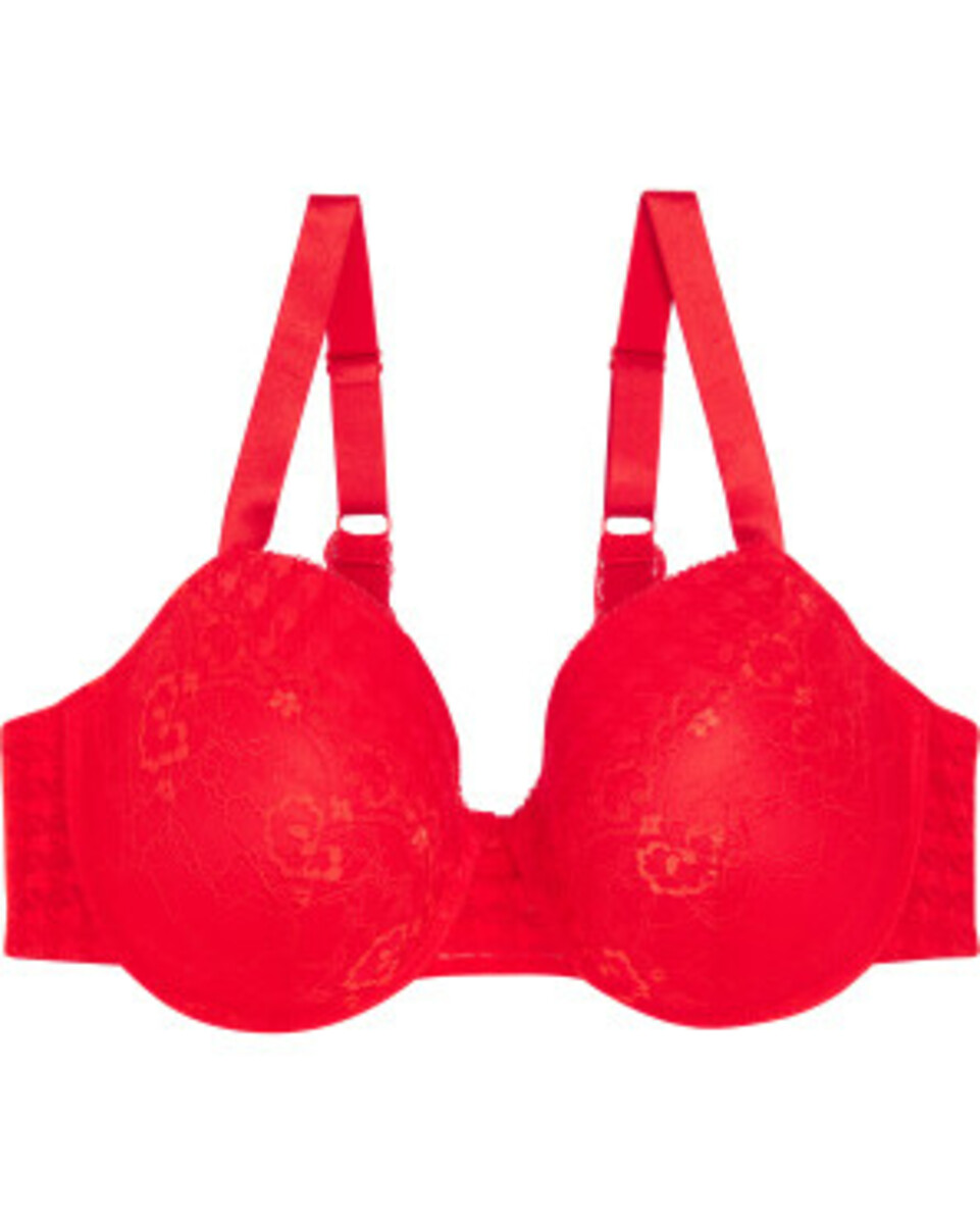Bild 1 von BH mit Spitze
       
      Janina curved, gepolstert
     
      rot