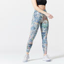 Bild 1 von DOMYOS Leggings Damen - 520 bedruckt blasslila