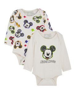 Mickey Mouse Bodys
       
      2er-Pack
     
      weiß