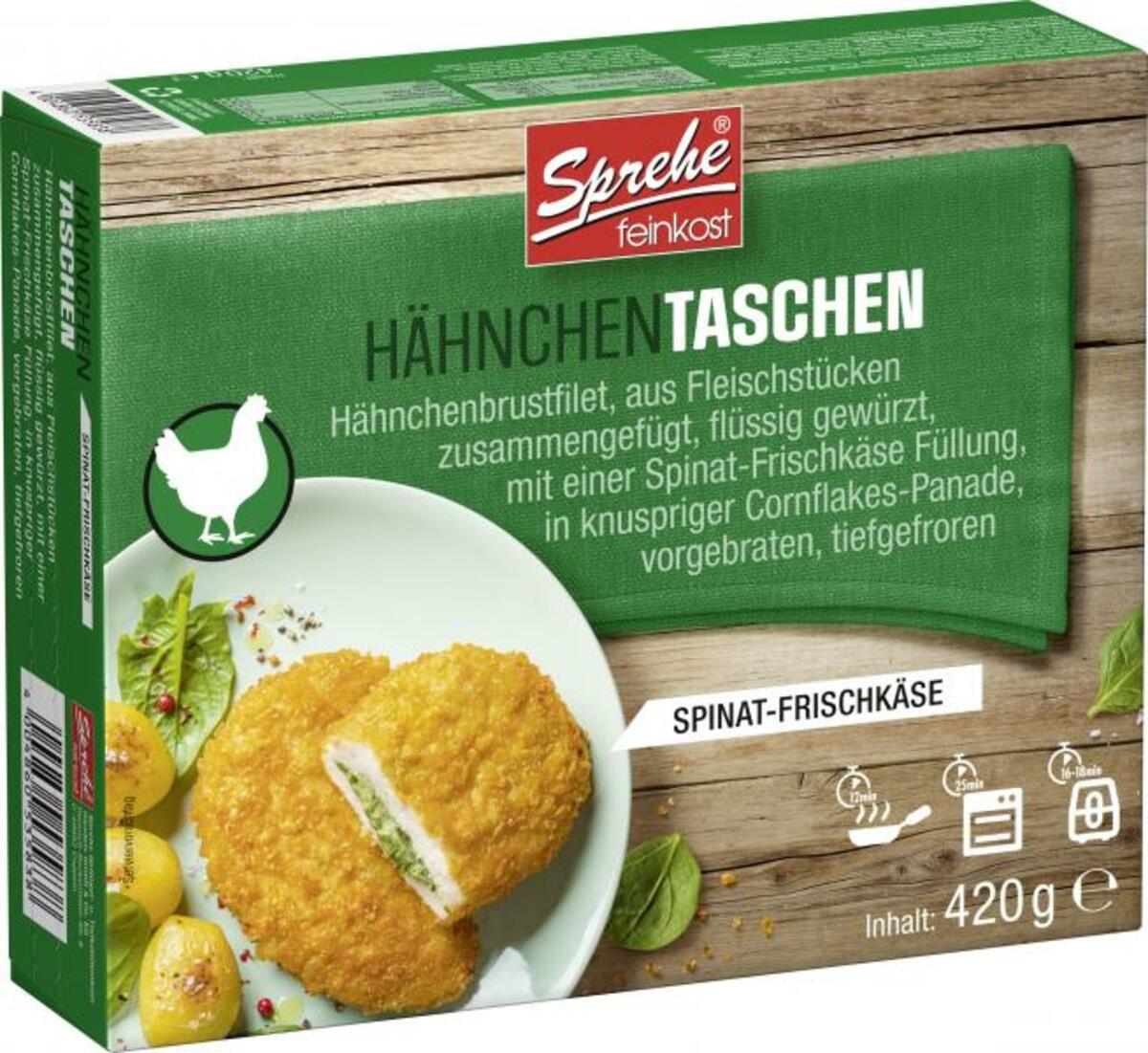 Bild 1 von Sprehe Hähnchen-Taschen Spinat Frischkäse