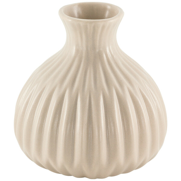 Bild 1 von Minivase mit Refliefmuster HELLBEIGE