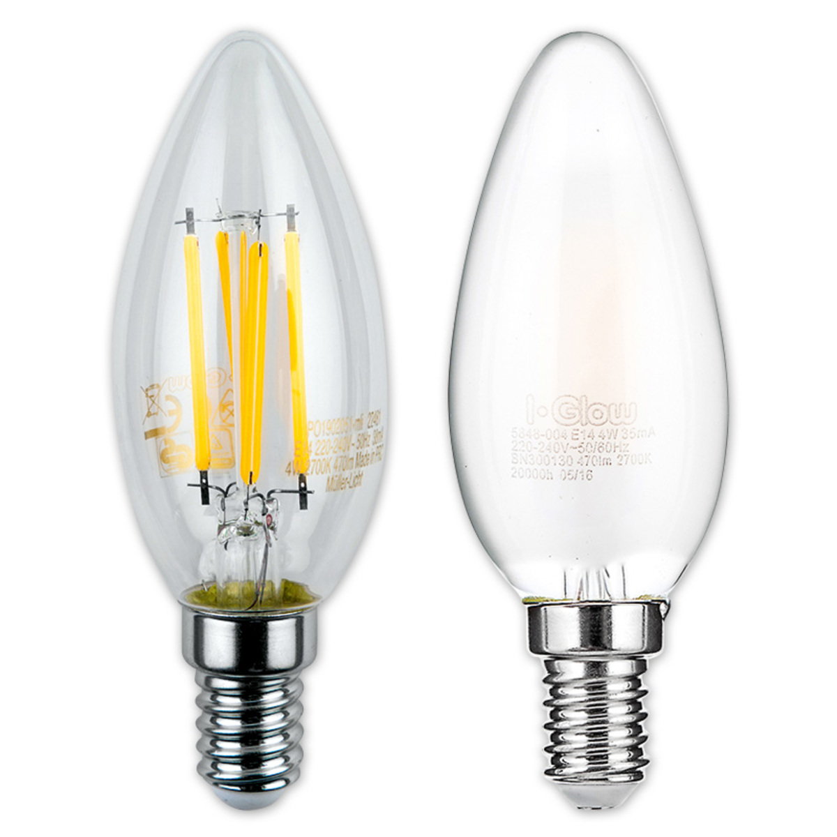 Bild 3 von I-Glow LED-Filament-Leuchtmittel-Set 320°