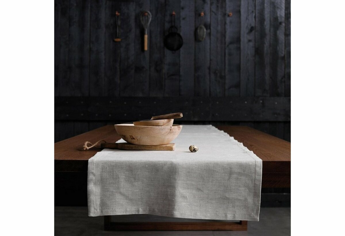 Bild 1 von DDDDD Tischläufer Cabin (Set 2-tlg), 50x140 cm, Leinen, Beige