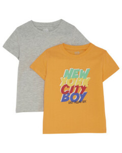 Lässige T-Shirts
       
      2er-Pack, Kiki & Koko
     
      grau/orange