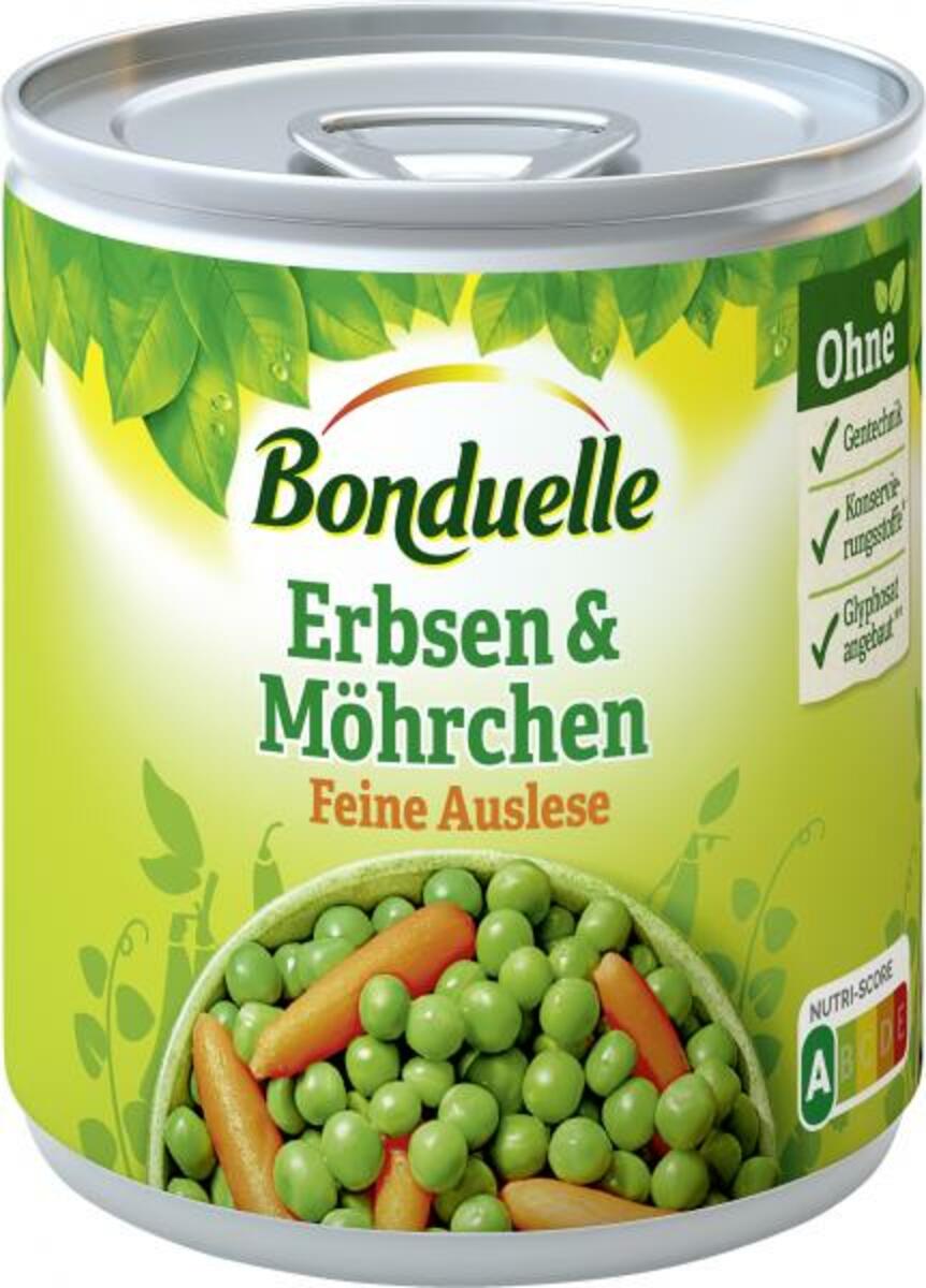 Bild 1 von Bonduelle Erbsen mit Möhrchen Feine Auslese