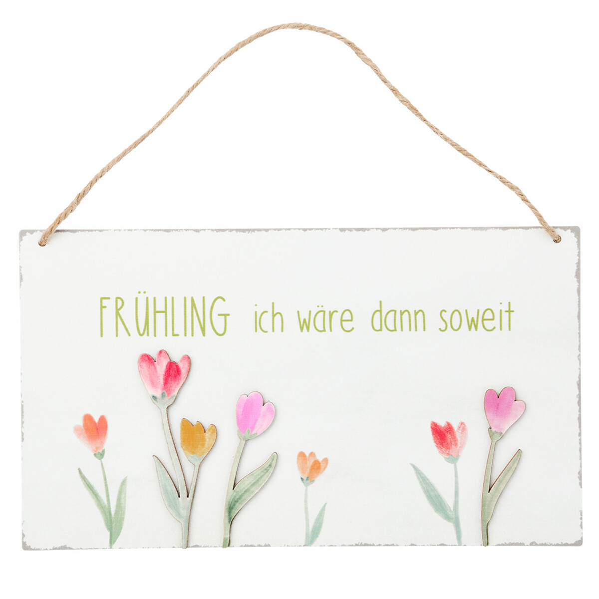 MetallSchild mit Spruch WEISS von Ernstings Family ansehen!