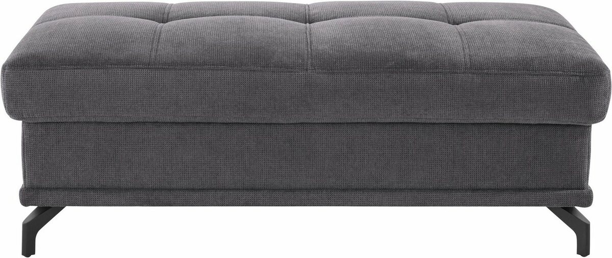 Bild 1 von Places of Style Polsterhocker Costello, in 3 Bezugsqualitäten, passend zur Serie, Grau