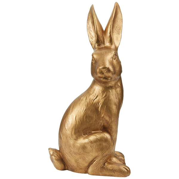 Bild 1 von Große Deko-Figur Hase in Gold-Optik GOLD