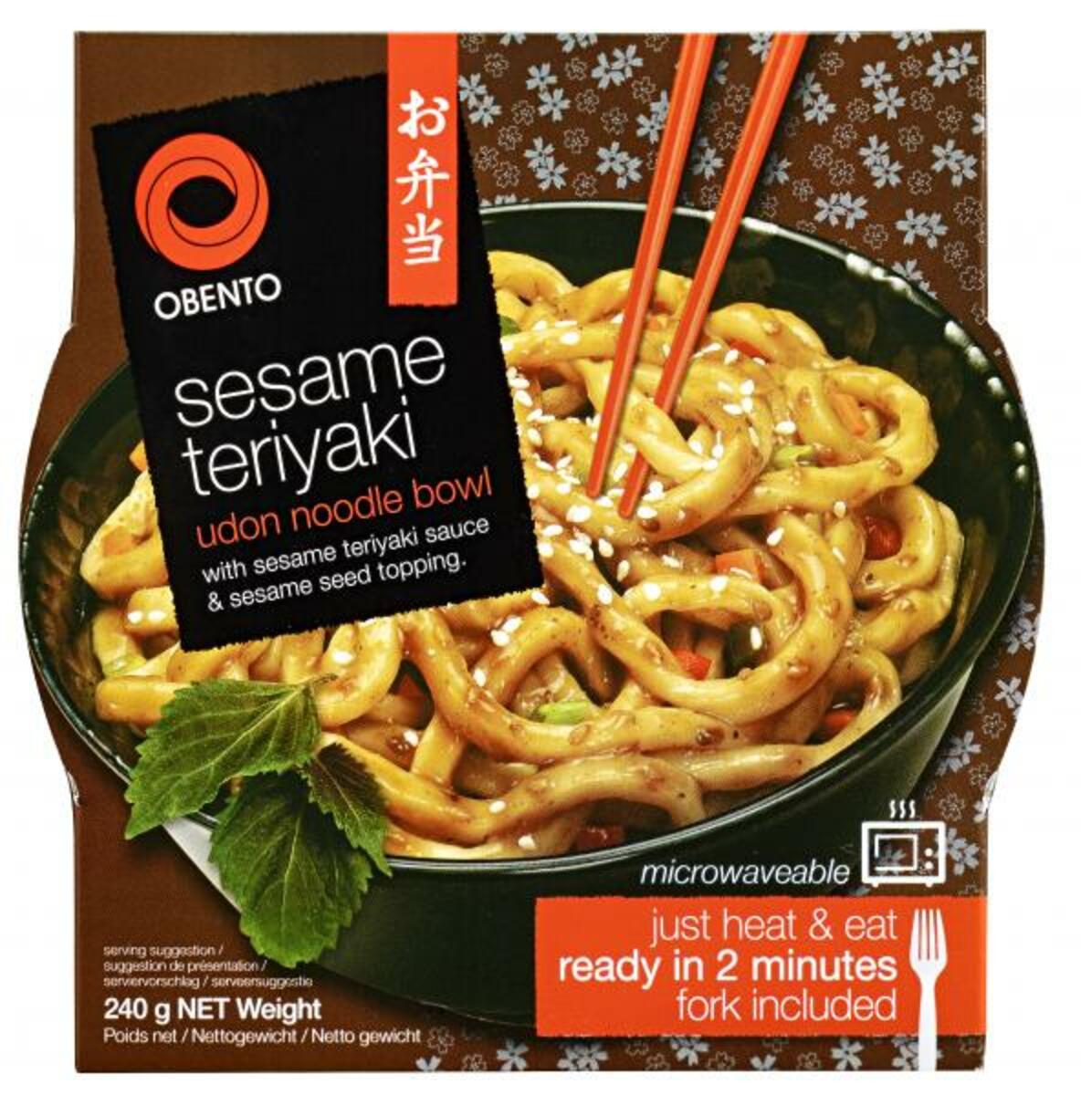Bild 1 von Obento Sesame Teriyaki Udon Noodle Bowl