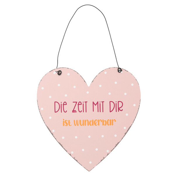 Bild 1 von Deko-Hänger Herz mit Spruch ROSA