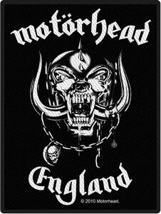 Motörhead Patch - England - schwarz/weiß  - Lizenziertes Merchandise!