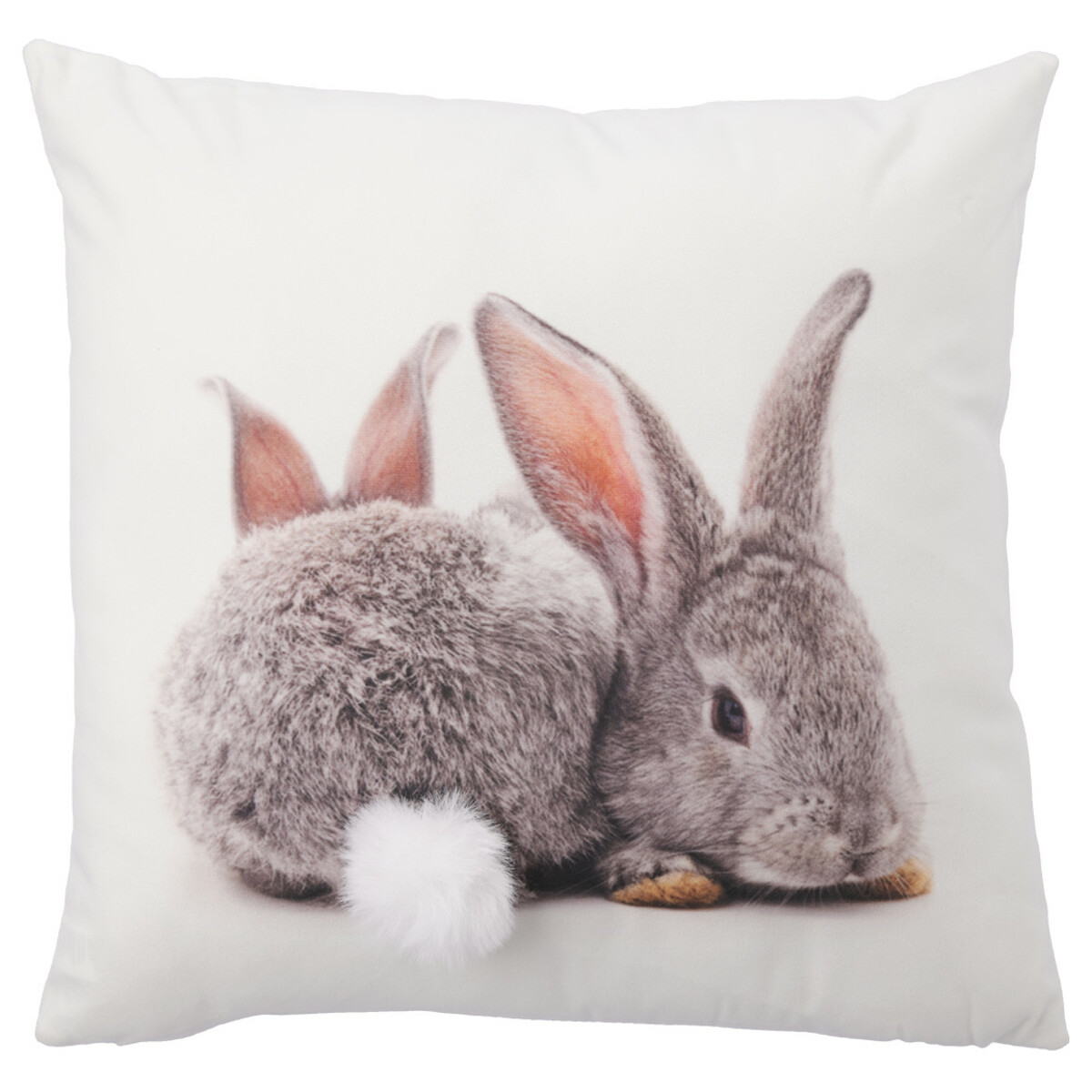 Bild 1 von Kissen mit Hasen-Motiv WEISS