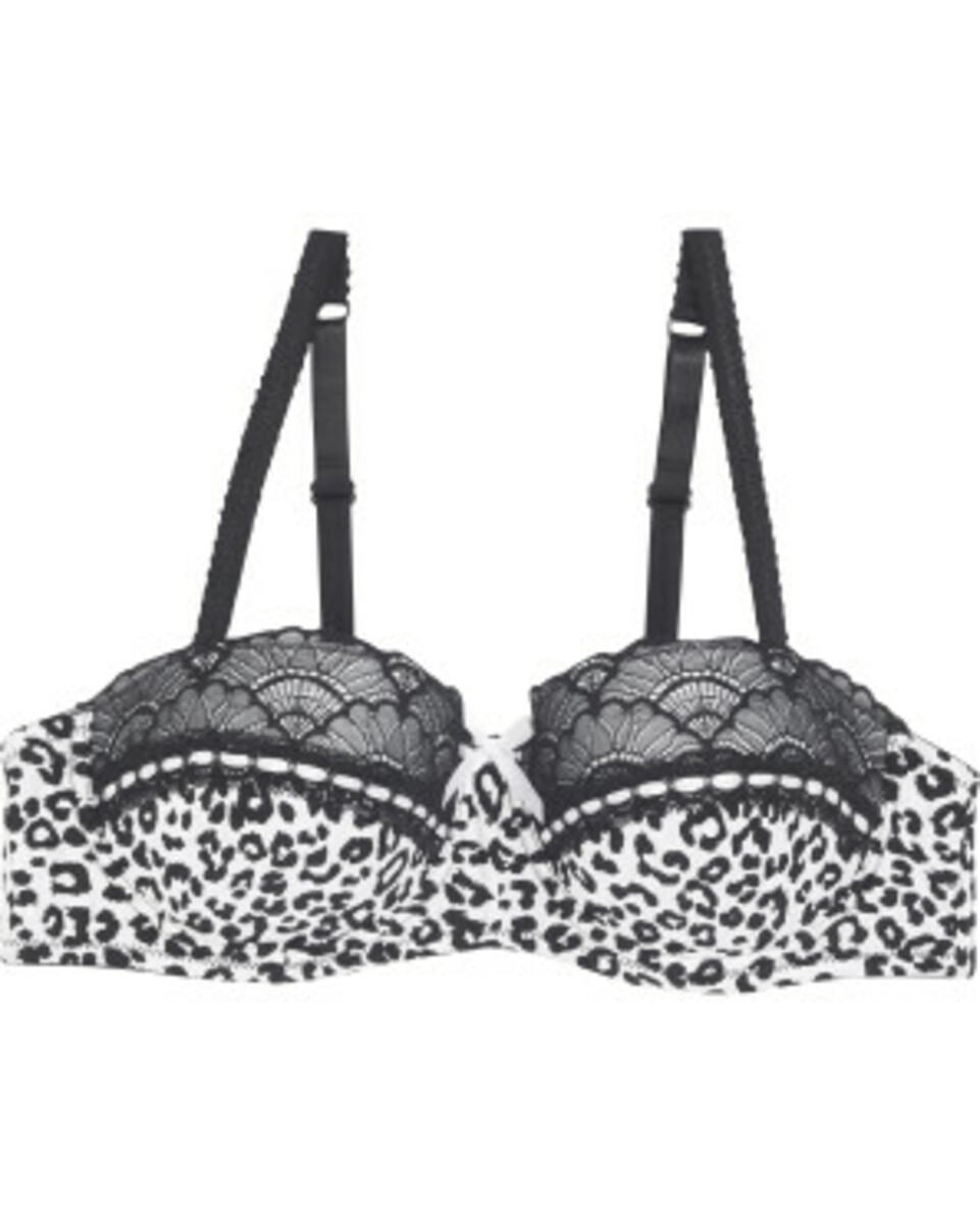 Bild 1 von Balconette-BH mit Leoprint
       
      Janina, Spitzendetails
     
      weiß bedruckt