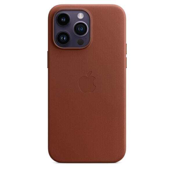 Bild 1 von iPhone 14 Pro Max Leder Case mit MagSafe - Umber Handyhülle
