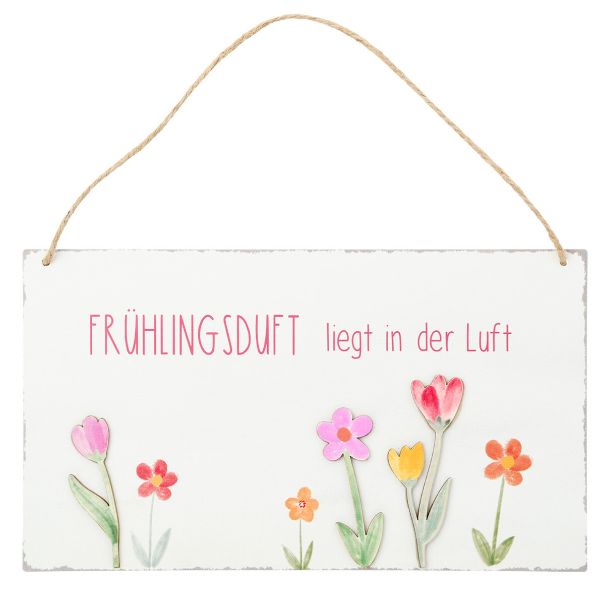 MetallSchild mit Spruch WEISS von Ernstings Family ansehen!