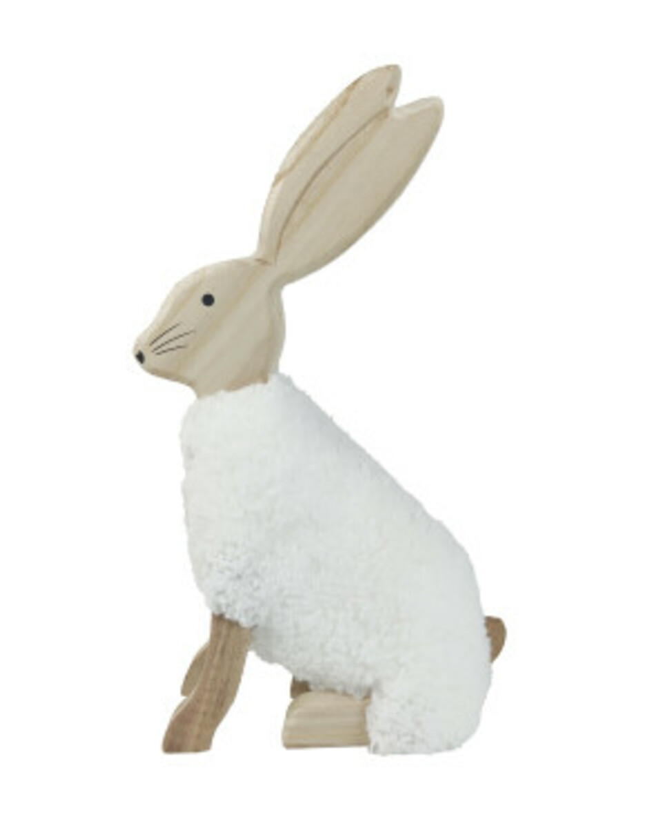 Bild 1 von Deko-Hase aus Holz
       
      ca. 25 x 45,2 cm
     
      weiß
