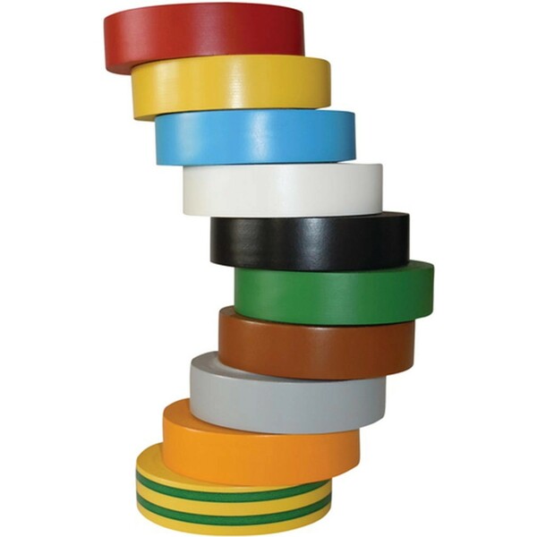 Bild 1 von Hellermann VDE-PVC-Isolierband farblich sortiert 10 Stück