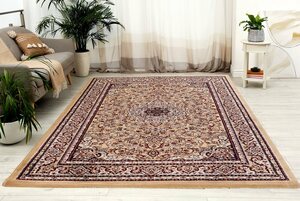 Teppich Excellent 802, Sehrazat, rechteckig, Höhe: 11 mm, Kurzflor in Orient Optik, Wohnzimmer, Beige