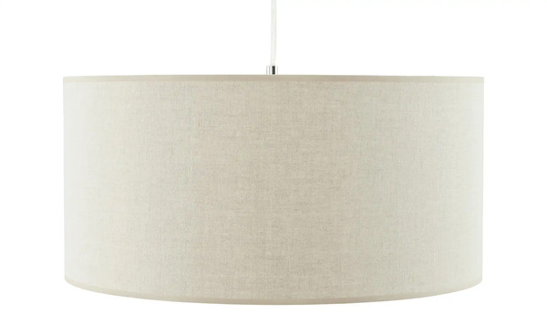 Bild 3 von Pendelleuchte, 1-flammig, Leinen natur Creme