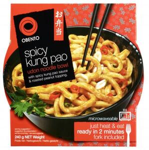 Obento Spicy Kung Pao Udon Noodle Bowl